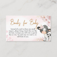 Pink Holy Cow Baby Shower Books for Baby