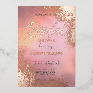 Pink Hombre Cosmic Wash Bridal Shower Sparkle