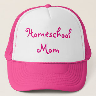 Pink Homeschool Mum Trucker Hat