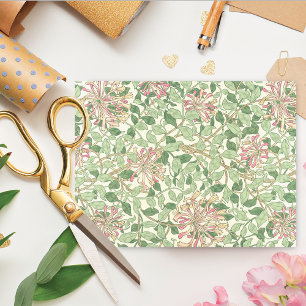 Pink Honeysuckle William Morris Tissue Paper