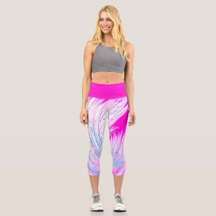 Pink Horizon  Capri Leggings