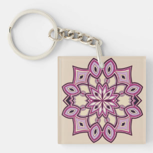 Pink Horizon Key Ring