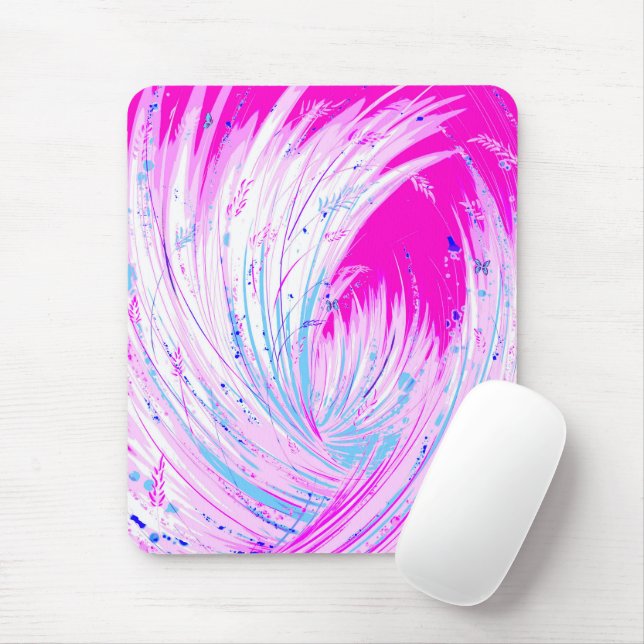 Pink Horizon  Mouse Pad (With Mouse)