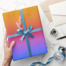 Pink Horizon Wrapping Paper