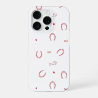 Pink Horseshoe Horse Girl Phone Case