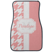 Pink Houndstooth Pattern