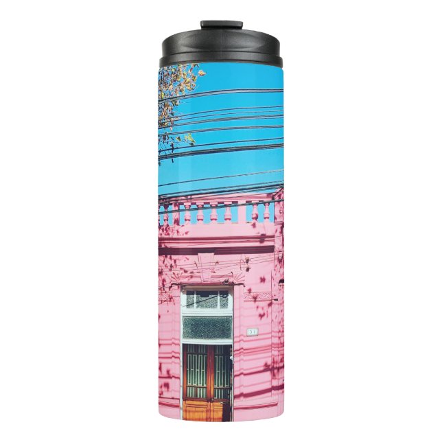 PINK HOUSE THERMAL TUMBLER (Front)