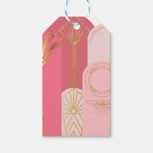 Pink hues with gold Accents Gift Tag