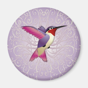 Pink Hummingbird Magnet