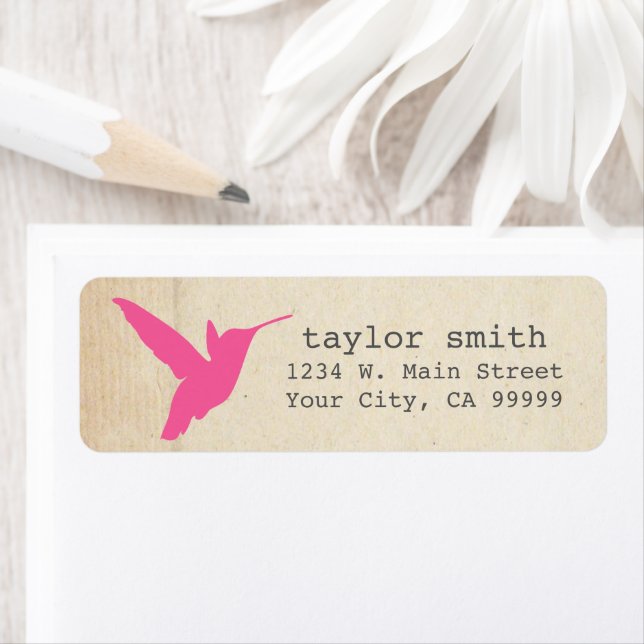 Pink Hummingbird Pink Tan Nature (Insitu)