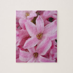 pink hyacinth flower jigsaw puzzle