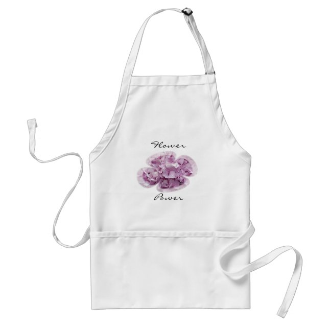 Pink Hydrangea Flower Power Standard Apron (Front)