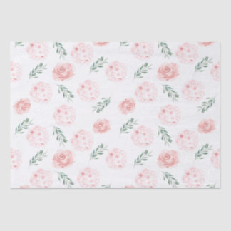 Pink Hydrangea gift tissue  Paper