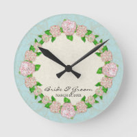 Pink Hydrangea Lace Floral Formal Wedding Gift