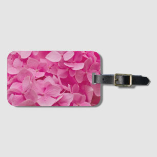 Pink Hydrangea Luggage Tag