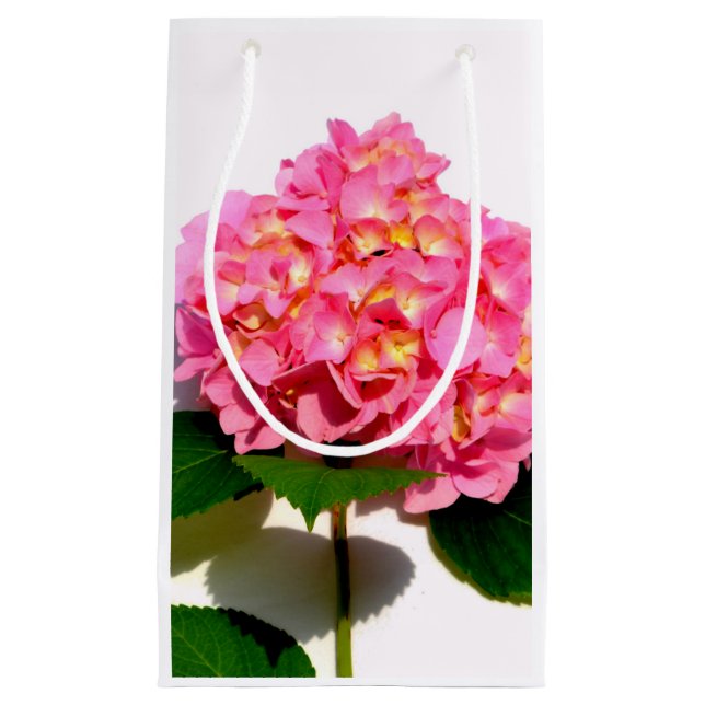 Pink Hydrangea Small Gift Bag (Front)