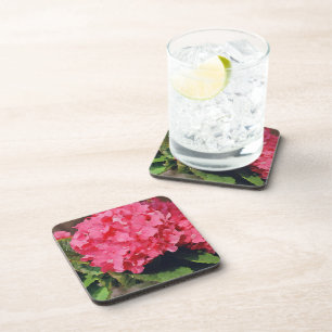 Pink Hydrangeas Coaster