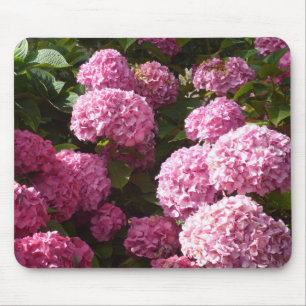 Pink Hydrangeas Mouse Pad