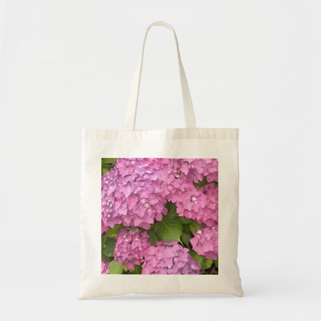 Pink Hydrangeas Tote Bag (Front)