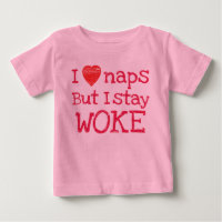 Pink I Love Naps But I Stay Woke