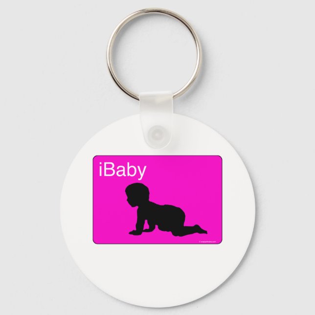 pink iBaby Key Ring (Front)