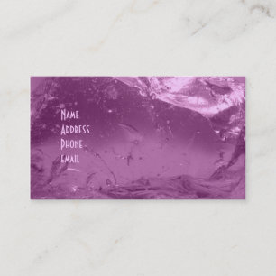 Pink Ice Business Card