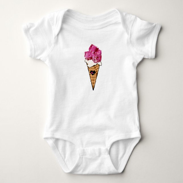 Pink Ice Cream Cone Shirt (Front)