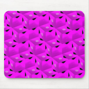 Pink Ice Fractal Mousepad