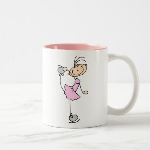 Pink Ice Skating Girl Mug