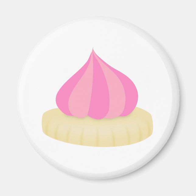 Pink Iced Gem Magnet (Front)