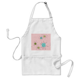 Pink Iconic Atomic Starbursts Apron
