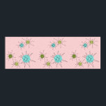 Pink Iconic Atomic Starbursts Poster<br><div class="desc">This Pink Iconic Atomic Starbursts Poster pattern features iconic atomic starbursts. That’s right! The old school, First Lady Pink coloured background with gold speckles is the perfect backdrop for the vibrant turquoise, soothing celery, and kitschy pear green coloured circles. The spots of colour are sporadically placed in various sizes with...</div>