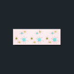 Pink Iconic Atomic Starbursts Stretched Canvas Print<br><div class="desc">This Pink Iconic Atomic Starbursts Stretched Canvas Print pattern features iconic atomic starbursts. That’s right! The old school, First Lady Pink coloured background with gold speckles is the perfect backdrop for the vibrant turquoise, soothing celery, and kitschy pear green coloured circles. The spots of colour are sporadically placed in various...</div>