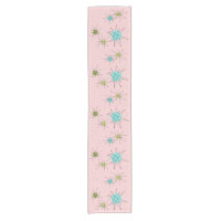 Pink Iconic Atomic Starbursts Table Runner