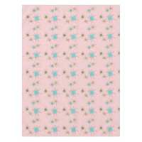 Pink Iconic Atomic Starbursts Tablecloth