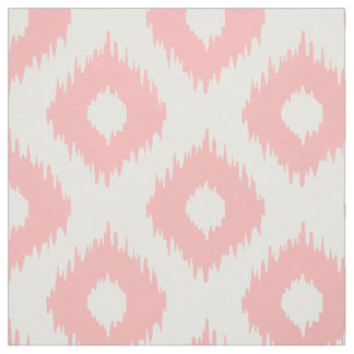 Pink Ikat Pattern Fabric