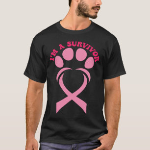 Pink I'm A Survivor Breast Cancer Awareness T-Shirt