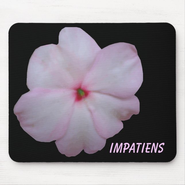 Pink Impatiens Customisable Mousepad (Front)