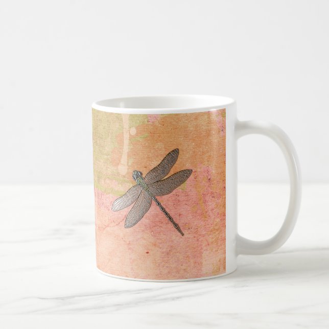 Pink Impressions Dragonfly Coffee Mug (Right)
