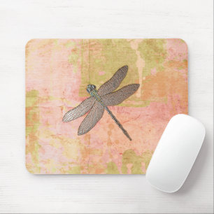 Pink Impressions Dragonfly Mouse Pad