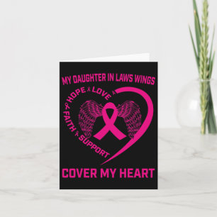 Pink In Memory Of Daughter In Law Breast Cancer Aw Card