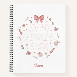 Pink in my girlie era notebook