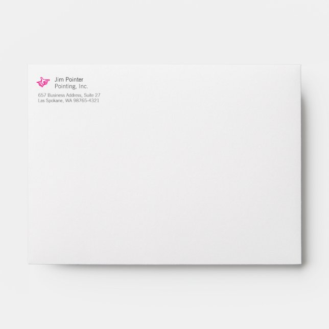 Pink Index Envelopes (Front)