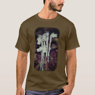 Pink Indian Pipe Wildflower Nature  T-Shirt