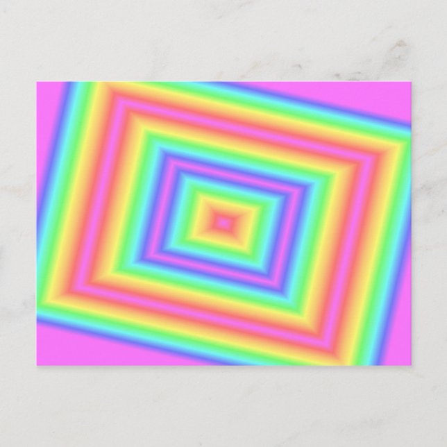 Pink Infinity Post Card (Front)