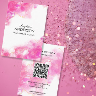 Pink Ink Business Card