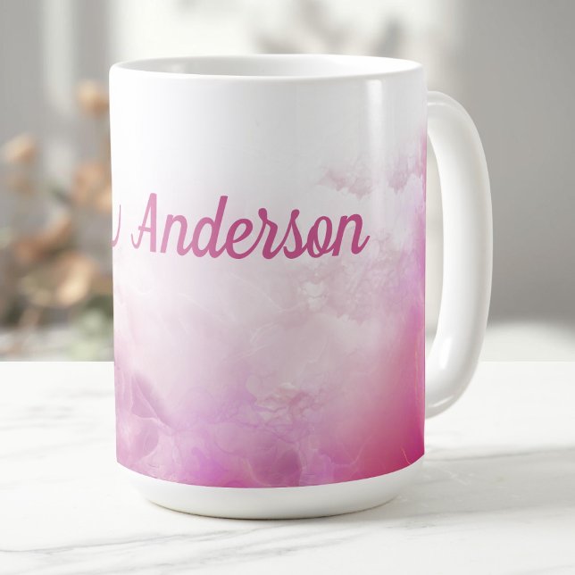 Pink ink Custom Coffee Mug (Creator Uploaded)
