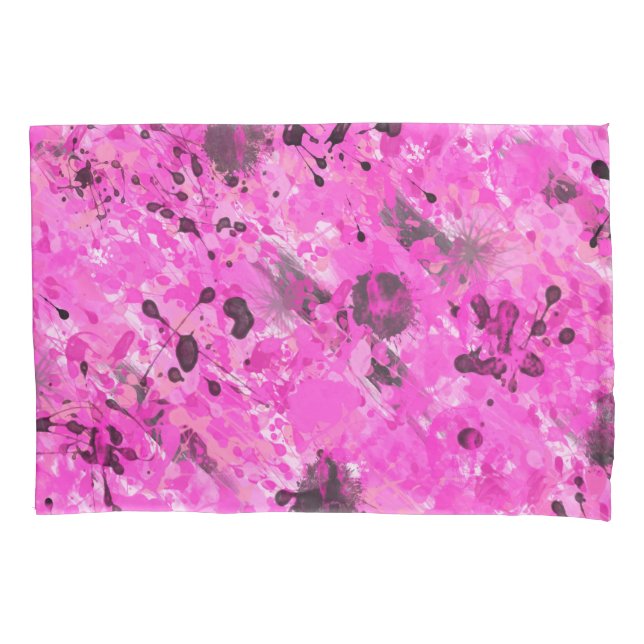 Pink Ink Pillowcase (Front)