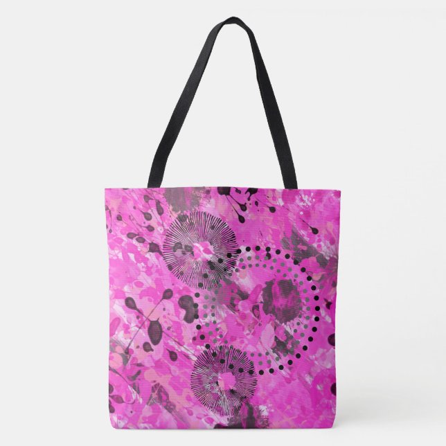 Pink Ink Tote Bag (Front)
