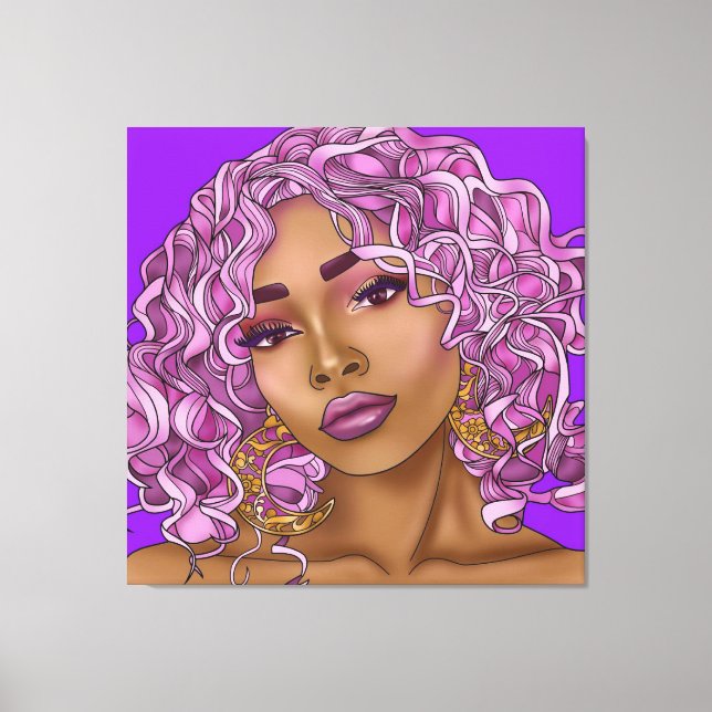 Pink Is Beautiful Canvas Print (Front)